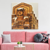 Toile Statue du pont neigeux (Insitu(Salon))