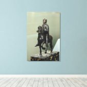 Toile Statue équestre de Charlemagne (Insitu (Plancher de Bois))