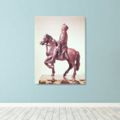 Toile Statue équestre de Charlemagne (Insitu (Plancher de Bois))
