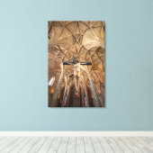 Toile Statue Jésus Dans Cathédrale, Intérieur (Insitu (Plancher de Bois))