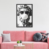 Toile Statue moderne avec casque (Insitu(Salon))