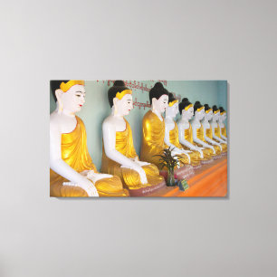Toile Statues bouddhistes à Umin Thounzeh
