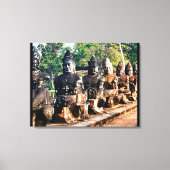 Toile Statues de dieux d'Angkor Thom (Recto)
