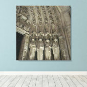 Toile Statues de Notre-Dame (Insitu (Plancher de Bois))