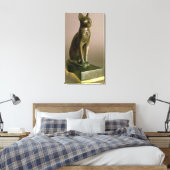 Toile Statuette d'un chat représentant la déesse Bastet (Insitu(Chambre))