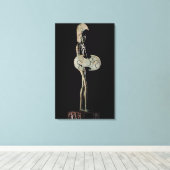 Toile Statuette d'un guerrier, étrusque (Insitu (Plancher de Bois))