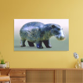 Toile Statuette d'un hippopotame (Insitu(Salon))