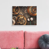 Toile Steampunk - Abstrait - Le temps est compliqué (Insitu(Salon))