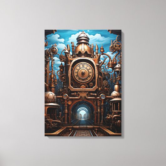 Toile Steampunk Art Canvas (Recto)