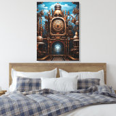 Toile Steampunk Art Canvas (Insitu(Chambre))