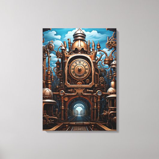 Toile Steampunk Art Canvas (Recto)
