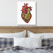 Toile Steampunk Coeur humain Anatomie Art (Insitu(Chambre))