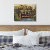Toile Steampunk - Dirigeable - L'Arche de Noé originale (Insitu(Chambre))