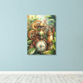 Toile Steampunk Garden Art (Insitu (Plancher de Bois))