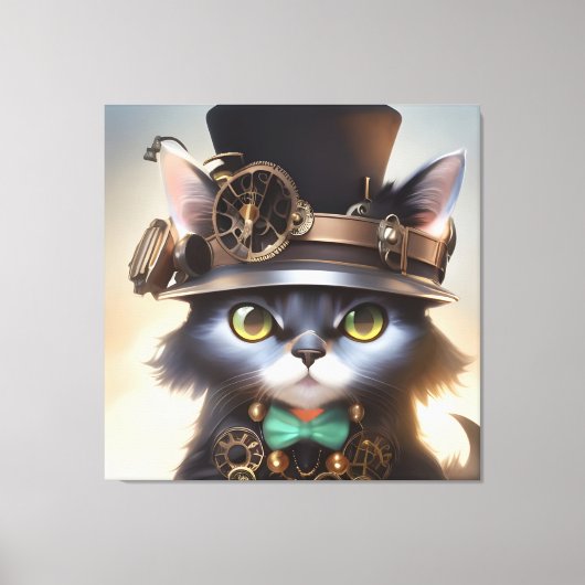 Toile Steampunk Kitten (Recto)