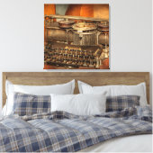 Toile Steampunk - L'histoire de la dactylographie (Insitu(Chambre))