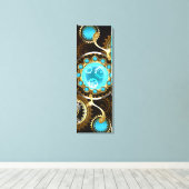 Toile Steampunk Rusty Background (Insitu (Plancher de Bois))