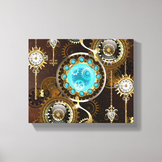Toile Steampunk Rusty Background (Recto)