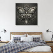 Toile Steampunk Serenity - Butterfly Digital Art (Insitu(Chambre))