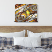 Toile Steampunk - Spirale - continuum du temps spatial (Insitu(Chambre))