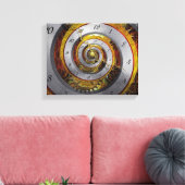 Toile Steampunk - Spirale - Temps infini (Insitu(Salon))