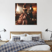 Toile Steampunk Victorian Fantasy Art Masquerade (Insitu(Chambre))