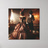 Toile Steampunk Victorian Fantasy Art Masquerade (Recto)