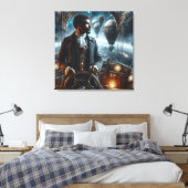 Toile Steampunk Victorian Space Air Captain (Insitu(Chambre))