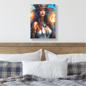 Toile Steampunk Voodoo Queen 1 (Insitu(Chambre))