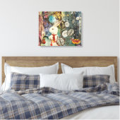 Toile Steampunk Wonderland Lapin Blanc (Insitu(Chambre))