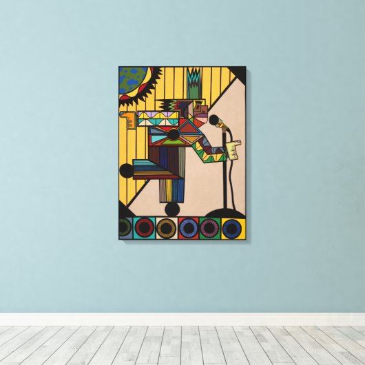 Toile "Steel Pulse" de Ruchell Alexander (Insitu (Plancher de Bois))