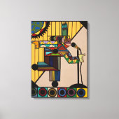 Toile "Steel Pulse" de Ruchell Alexander (Recto)