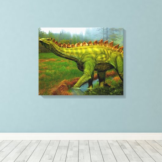 Toile Stegosaurus (Insitu (Plancher de Bois))