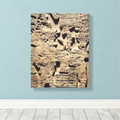 Toile Stela représentant un prêtre et une femme (Insitu (Plancher de Bois))