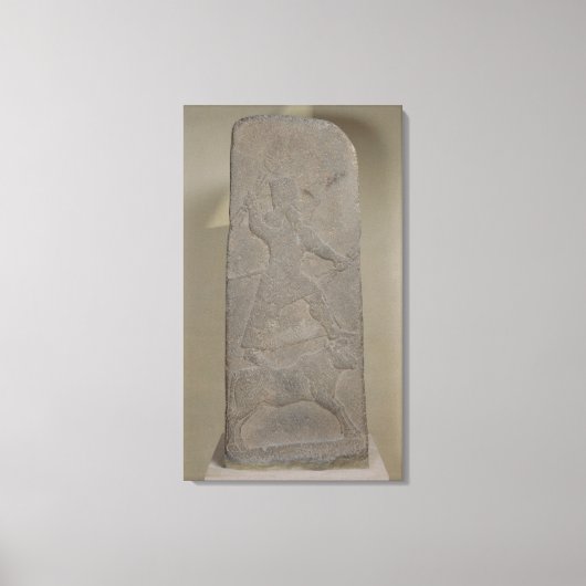 Toile Stele représentant le dieu de la tempête Adad (Recto)