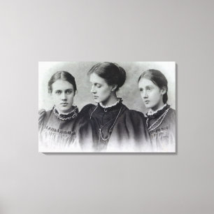 Toile Stella, Vanessa et Virginia Stephen, vers 1896