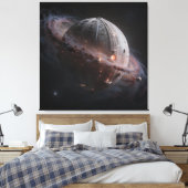 Toile Stellar Path – Voyage à travers l'univers (Insitu(Chambre))
