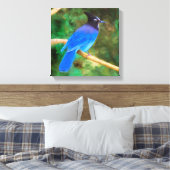 Toile Steller's Jay Painting - Art original pour oiseaux (Insitu(Chambre))