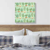 Toile Step de Southwest | Potted Cactus (Insitu(Chambre))