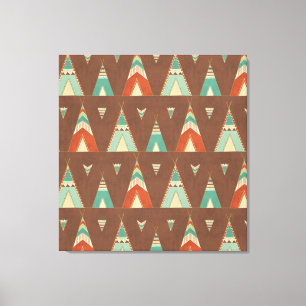 Toile Step de Southwest   Teal Teepee