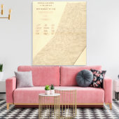 Toile Stéréogramme des déplacements Utah (Insitu(Salon))