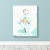 Toile Steven Universe | Graphique de caractères perles (Insitu (Plancher de Bois))