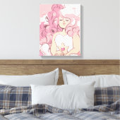 Toile Steven Universe | Illustration de quartz Rose (Insitu(Chambre))