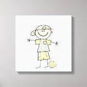 Toile Stick Figure Boy (Recto)