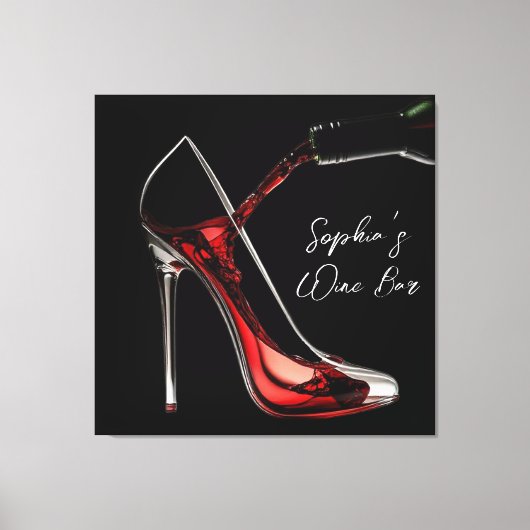 Toile Stiletto et bar à vin (Recto)
