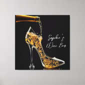 Toile Stiletto et Bar à vin pétillant (Recto)