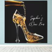 Toile Stiletto et Bar à vin pétillant (Insitu (Plancher de Bois))