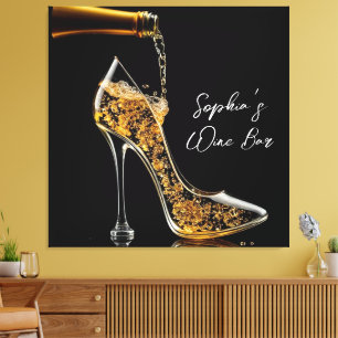 Toile Stiletto et Bar à vin pétillant