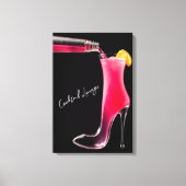Toile Stiletto et cocktails (Recto)