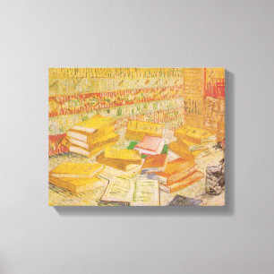 Toile Still Life avec les romans français Vincent van